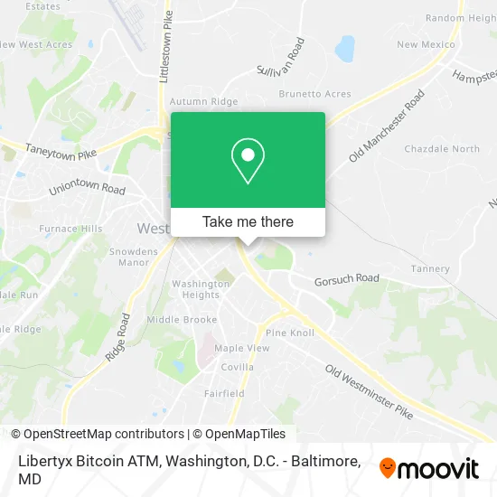 Libertyx Bitcoin ATM map