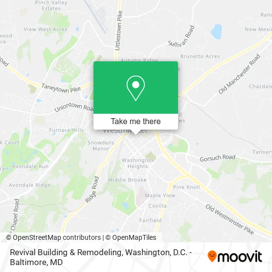 Revival Building & Remodeling map