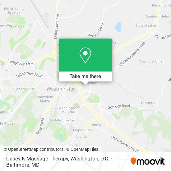 Casey K Massage Therapy map