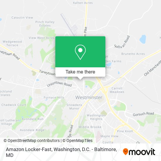 Amazon Locker-Fast map
