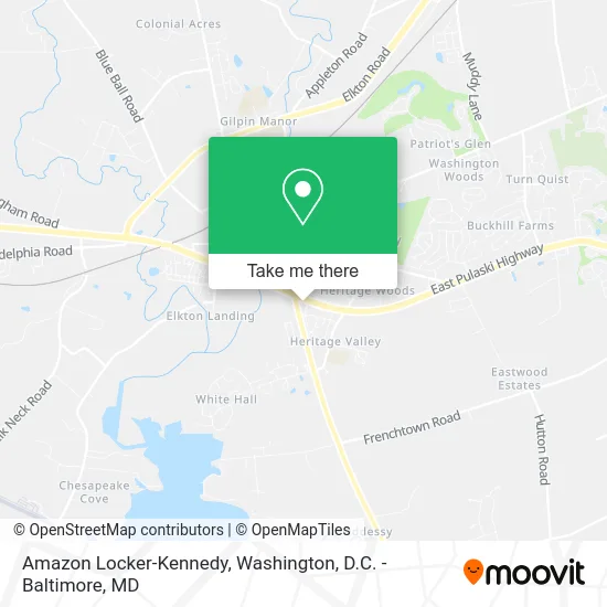 Amazon Locker-Kennedy map