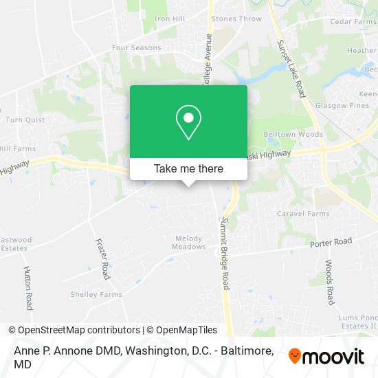 Mapa de Anne P. Annone DMD