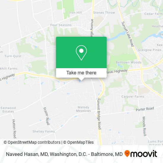 Naveed Hasan, MD map