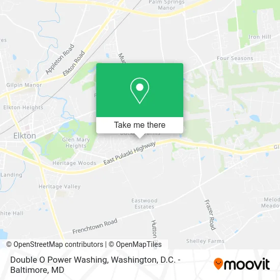 Double O Power Washing map