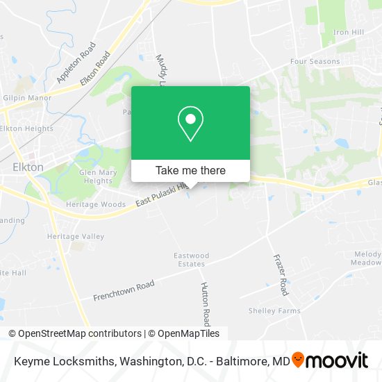 Keyme Locksmiths map