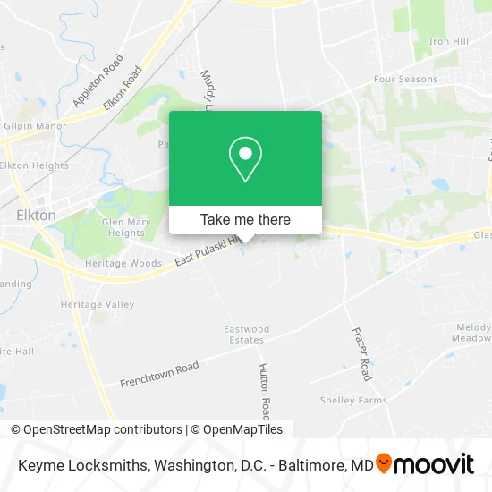 Mapa de Keyme Locksmiths