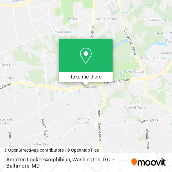 Amazon Locker-Amphibian map