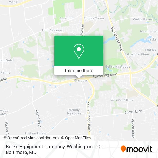 Mapa de Burke Equipment Company