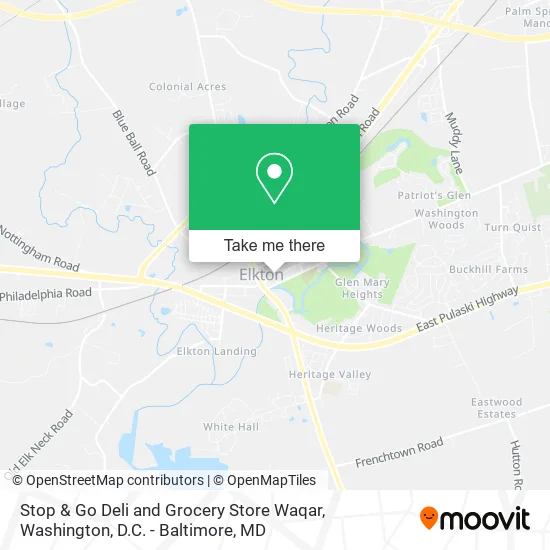 Stop & Go Deli and Grocery Store Waqar map