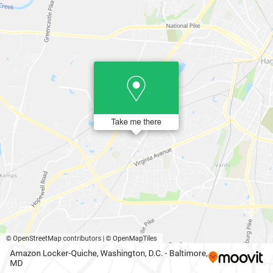 Mapa de Amazon Locker-Quiche