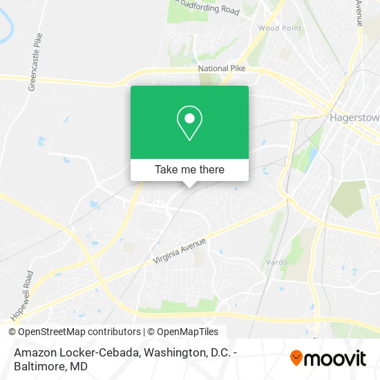 Amazon Locker-Cebada map