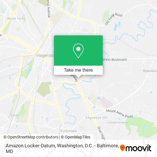 Amazon Locker-Datum map