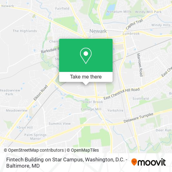 Mapa de Fintech Building on Star Campus