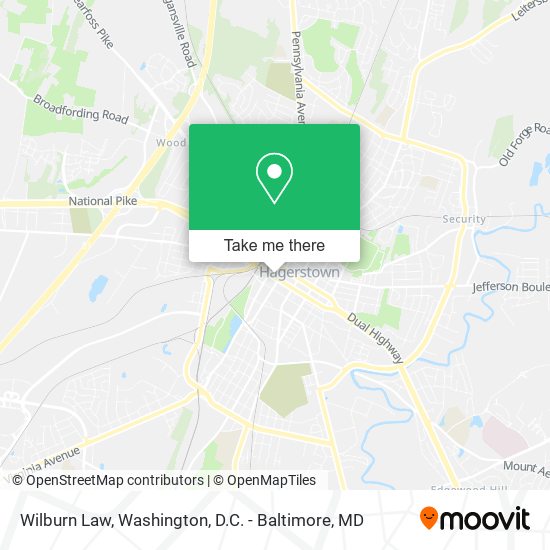 Wilburn Law map