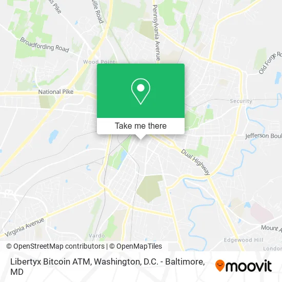 Libertyx Bitcoin ATM map