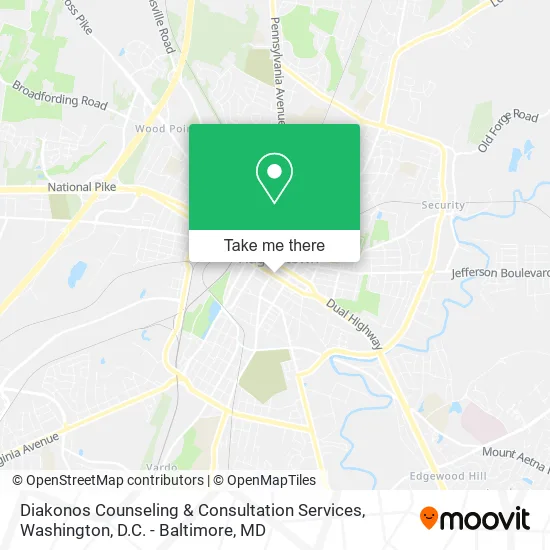 Diakonos Counseling & Consultation Services map