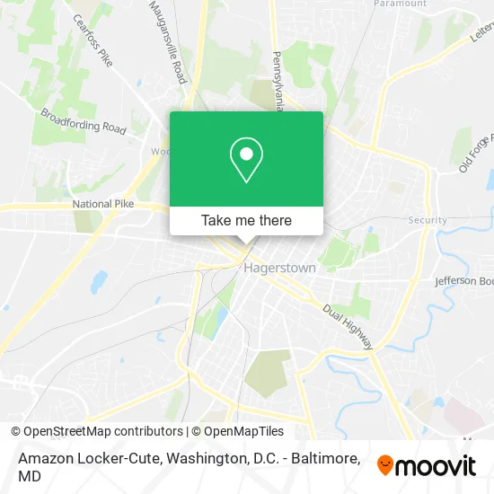 Amazon Locker-Cute map