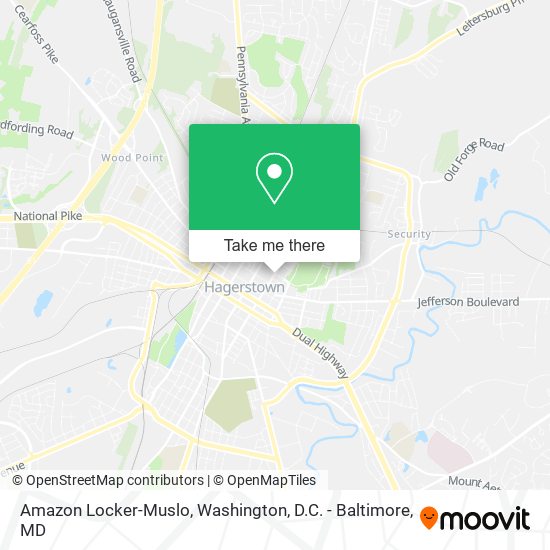 Amazon Locker-Muslo map