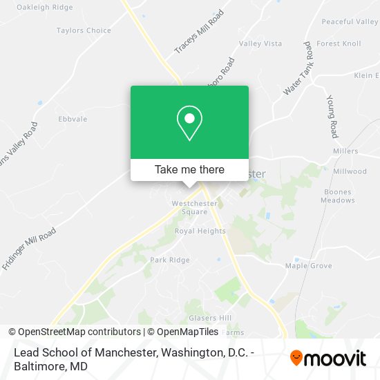 Mapa de Lead School of Manchester