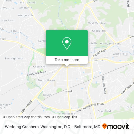 Mapa de Wedding Crashers