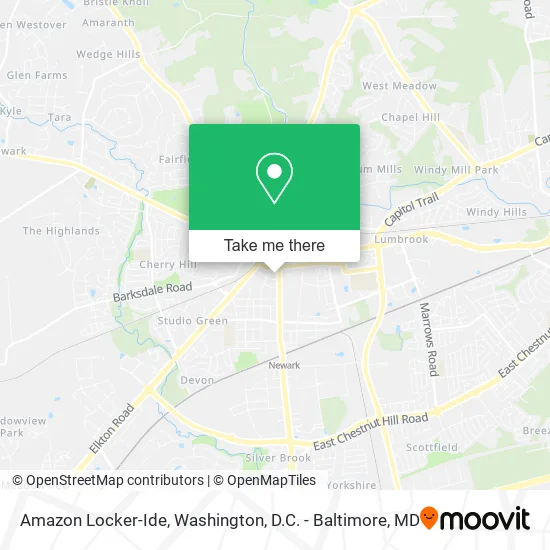 Amazon Locker-Ide map