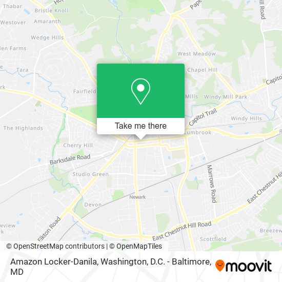 Amazon Locker-Danila map