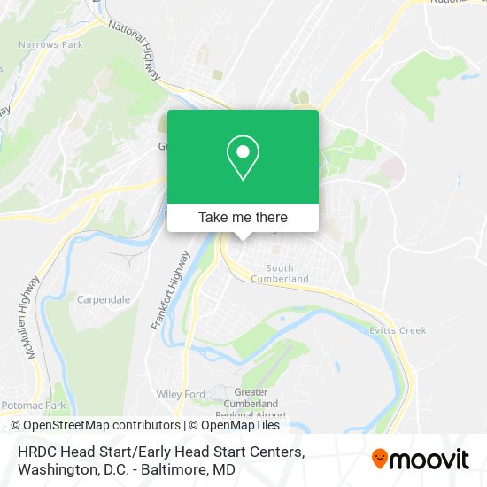 HRDC Head Start / Early Head Start Centers map