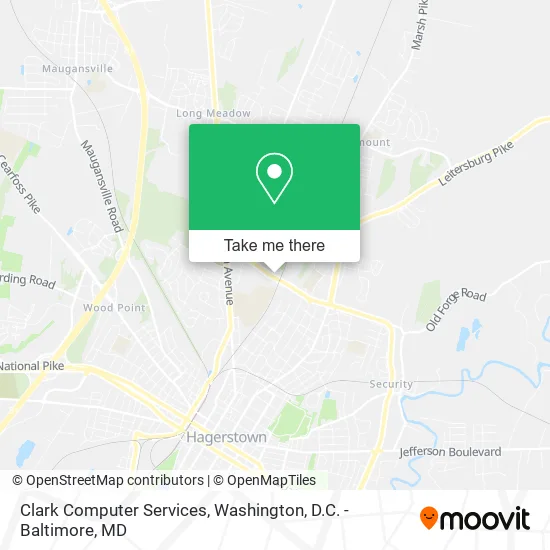 Clark Computer Services map