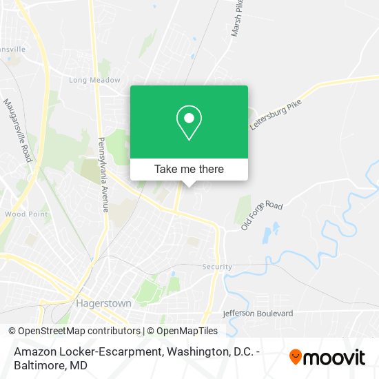 Amazon Locker-Escarpment map