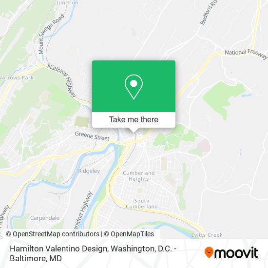 Hamilton Valentino Design map
