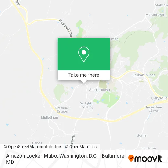 Amazon Locker-Mubo map