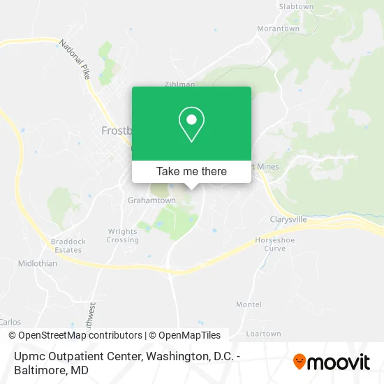 Upmc Outpatient Center map