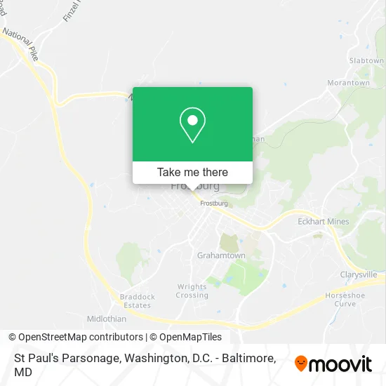 St Paul's Parsonage map