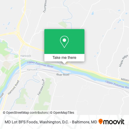 Mapa de MD Lot BFS Foods