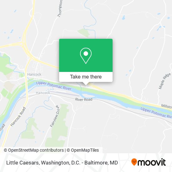 Little Caesars map