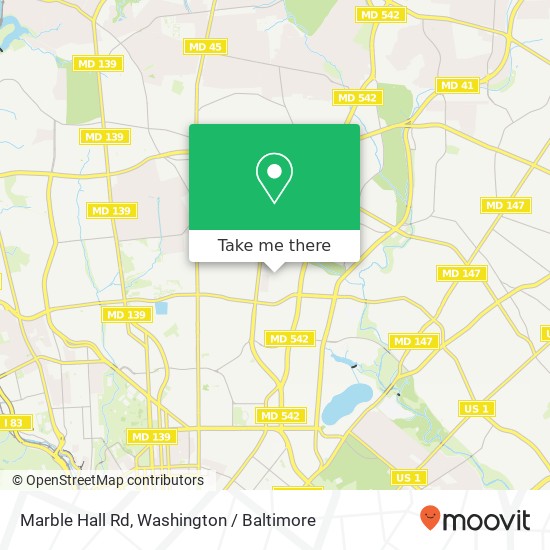 Marble Hall Rd, Baltimore, MD 21239 map