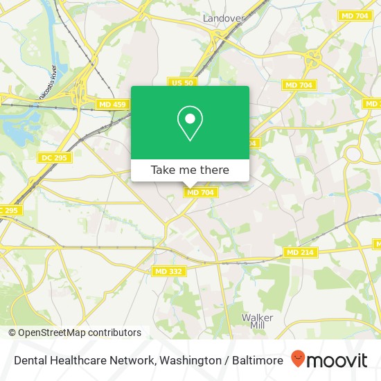 Mapa de Dental Healthcare Network, 6608 Greig St