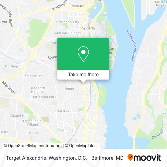 Target Alexandria map