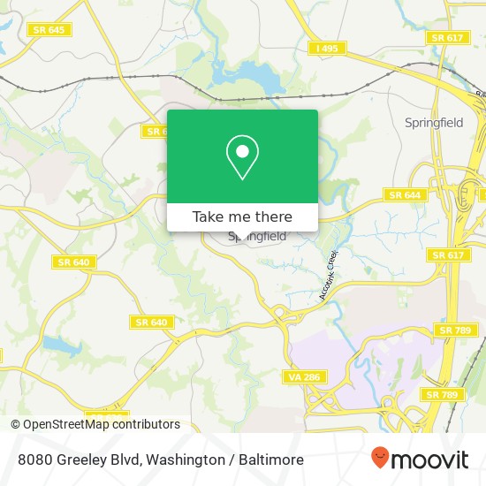 8080 Greeley Blvd, Springfield, VA 22152 map