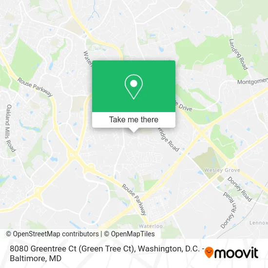 8080 Greentree Ct (Green Tree Ct) map