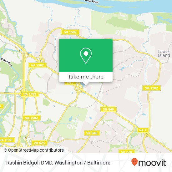 Mapa de Rashin Bidgoli DMD, 21145 Whitfield Pl