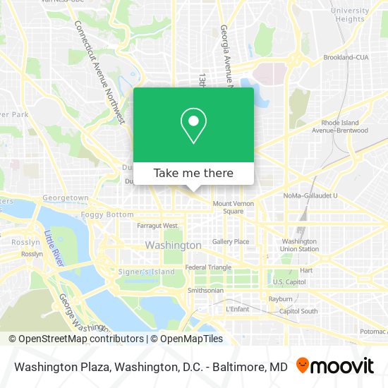 Washington Plaza map