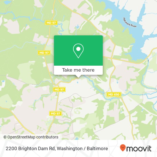 2200 Brighton Dam Rd, Brookeville, MD 20833 map