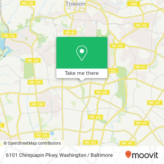 6101 Chinquapin Pkwy, Baltimore (LOCH HILL), MD 21239 map