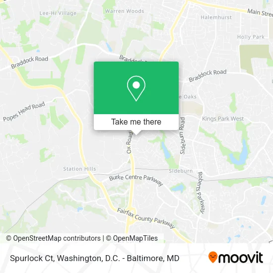Mapa de Spurlock Ct