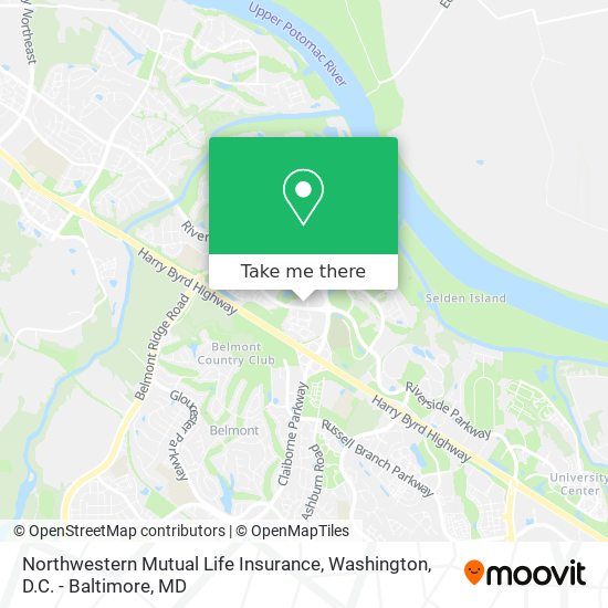 Northwestern Mutual Life Insurance map