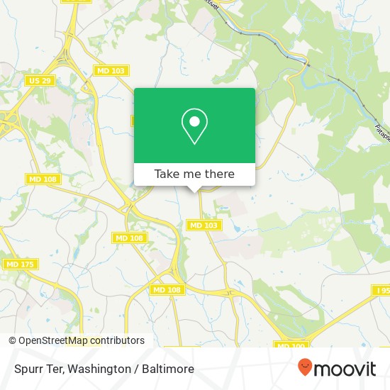 Spurr Ter, Ellicott City, MD 21043 map