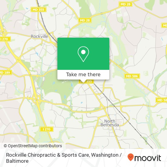 Rockville Chiropractic & Sports Care, 121 Congressional Ln map