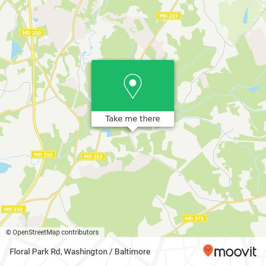 Mapa de Floral Park Rd, Clinton, MD 20735