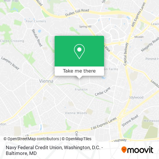 Navy Federal Credit Union map